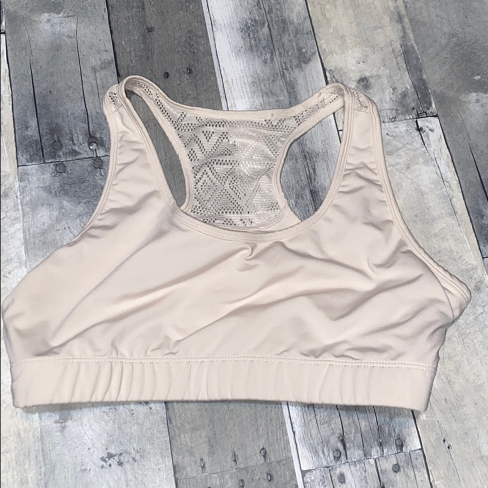 Zyia nude bomber sports bra